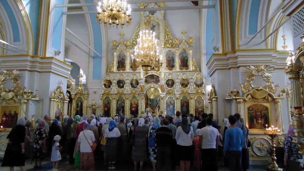 Духовно-патриотическая акция в Спасо-Вознесенском соборе города Ульяновска