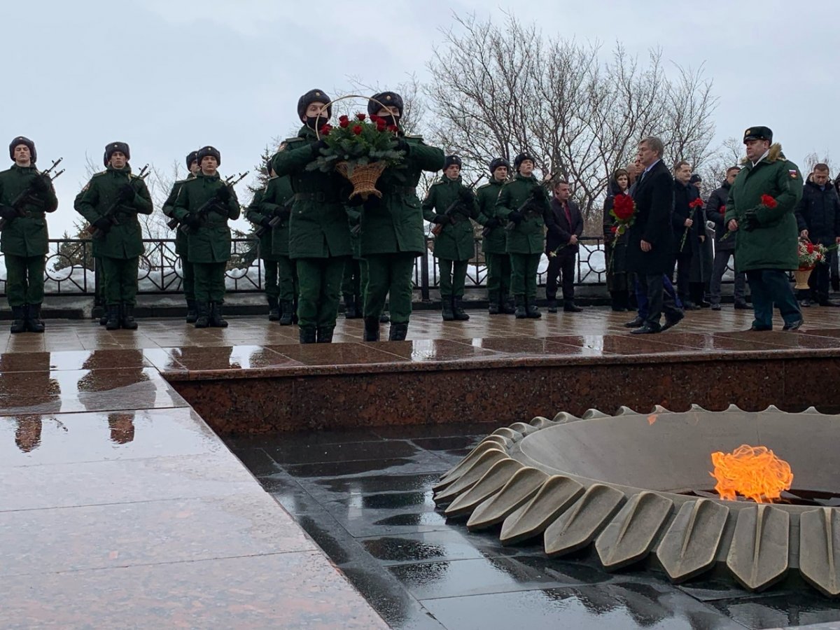 Воинский ритуал, посвящённый Дню воинской славы России - «День защитника Отечества»