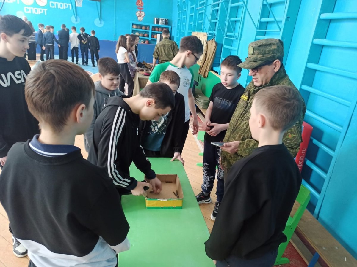 Урок мужества и военной истории в Цильнинской средней школе