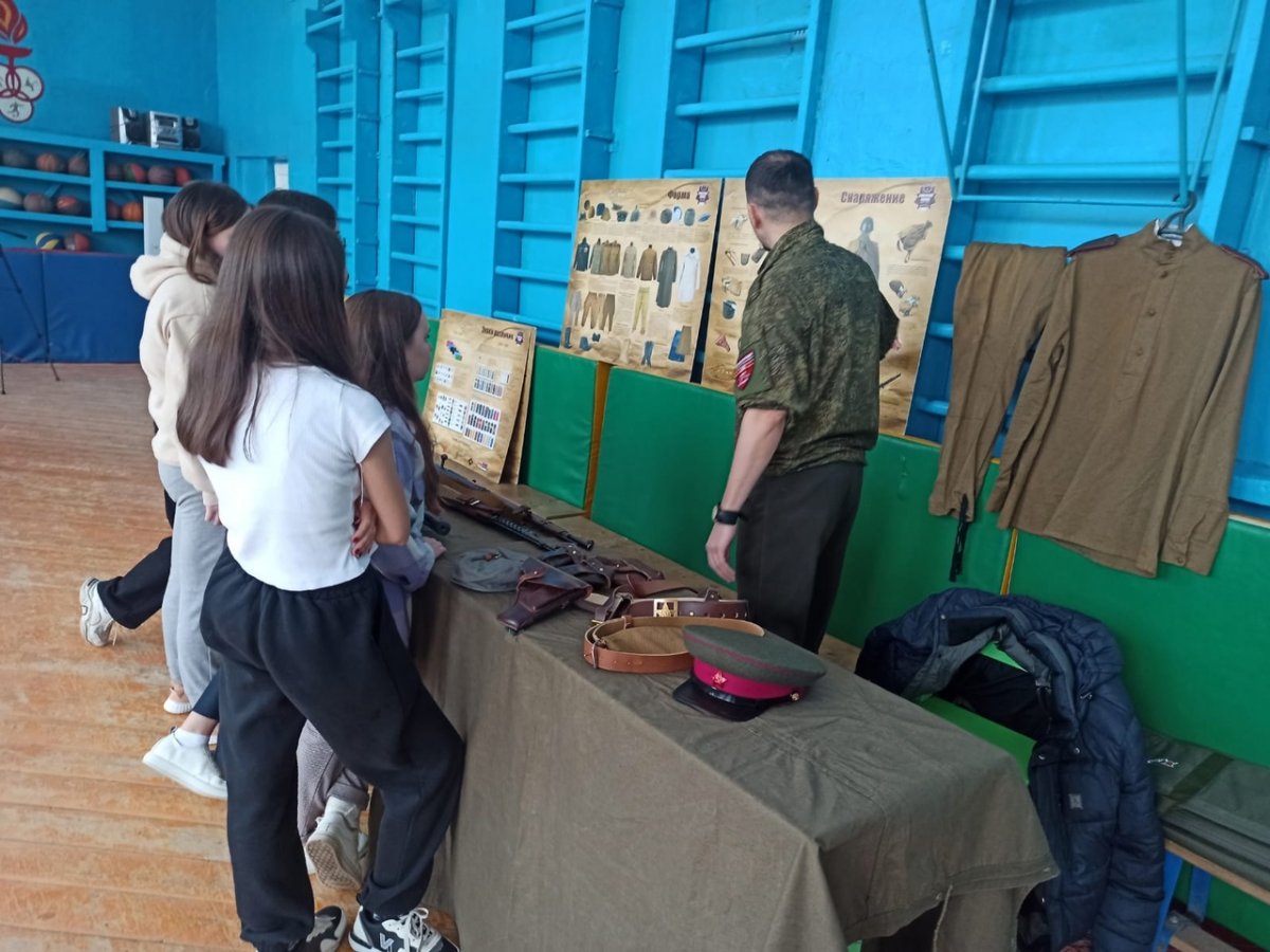 Урок мужества и военной истории в Цильнинской средней школе