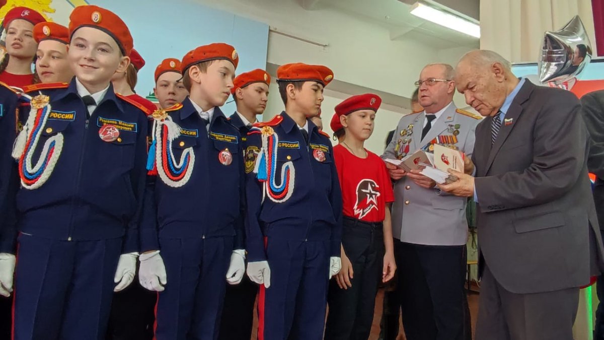 Церемония принятия торжественной клятвы юнармейцев города Димитровград