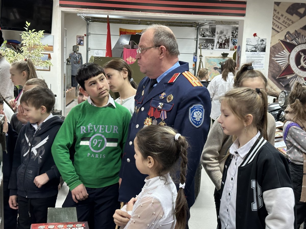 Урок мужества в Центре боевой славы "Оружие Победы" в городе Димитровград