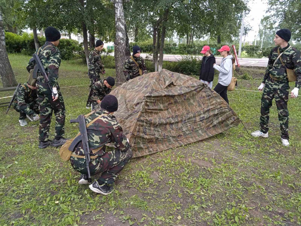 Учебно-тренировочные сборы для подготовки к окружному этапу игры "Зарница 2:0"